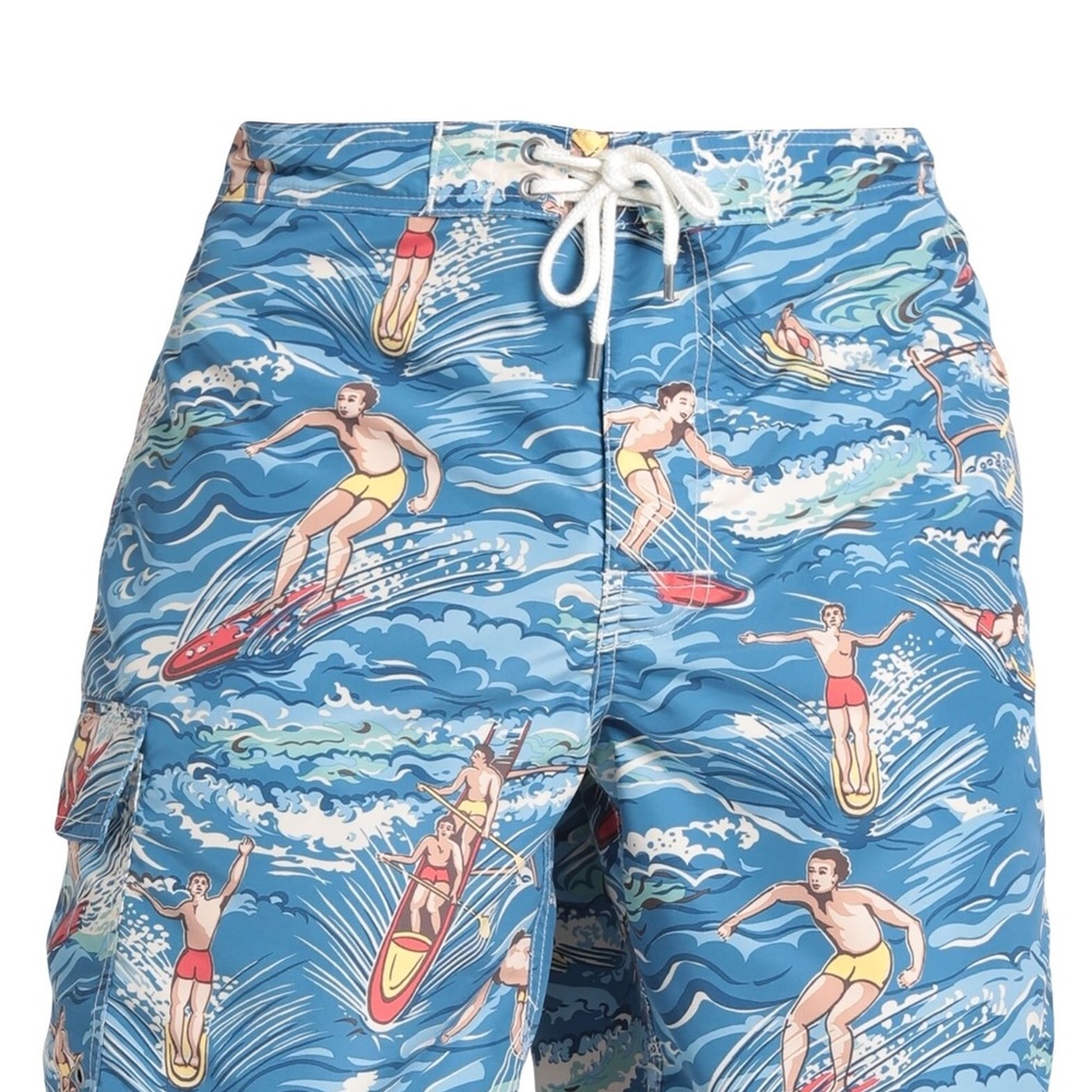 NWT Polo Ralph Lauren Men's  Kailua Surf Swim Trunks, Size XXL